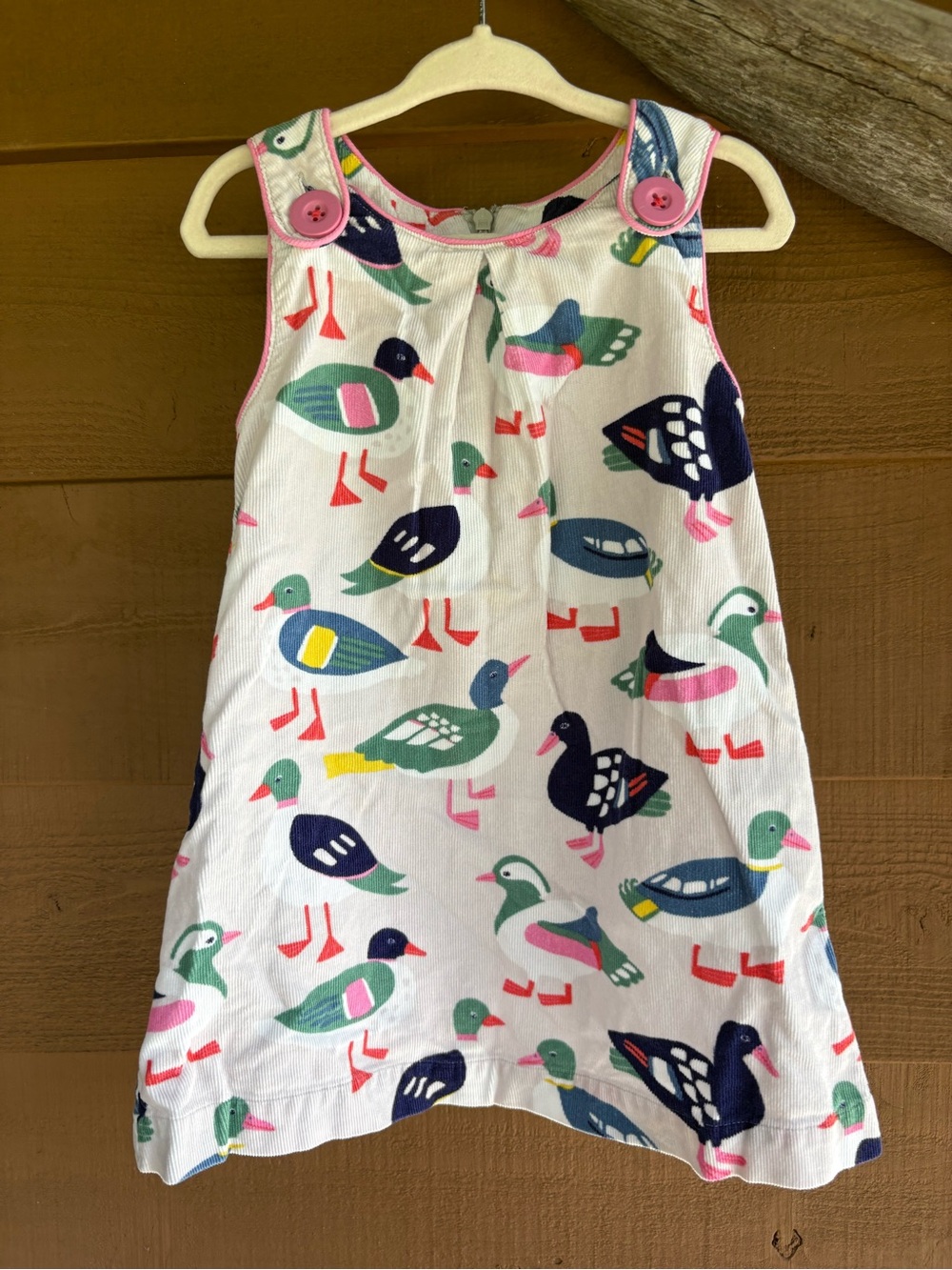 Mini Boden Corduroy Duck Pinnie - Excellent Condition!